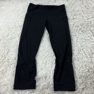 🔥$SALE$🔥 Lululemon Pace Rival Crop *Full-On Luxtreme 22" Black